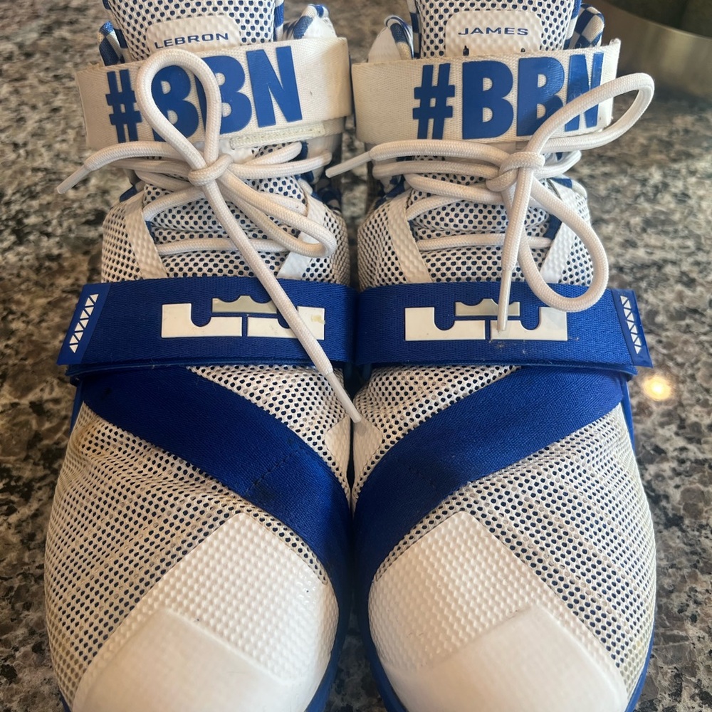 Nike LeBron Men’s Shoes - Blue and White
